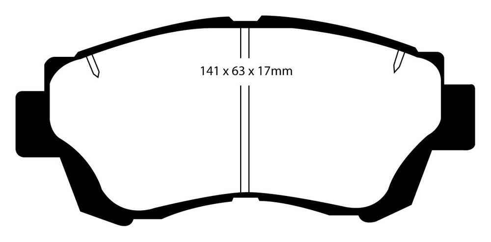 EBC Ultimax Front Brake Pads DP936 For Toyota MR2 SW20 2.0 1990-1992