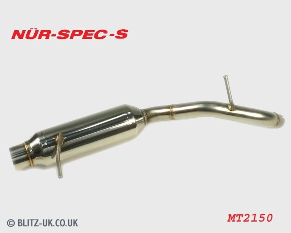 Toyota Yaris 1.3, 1.5 NCP10/13 Blitz Nur Spec S 1 Piece Rear Silencer